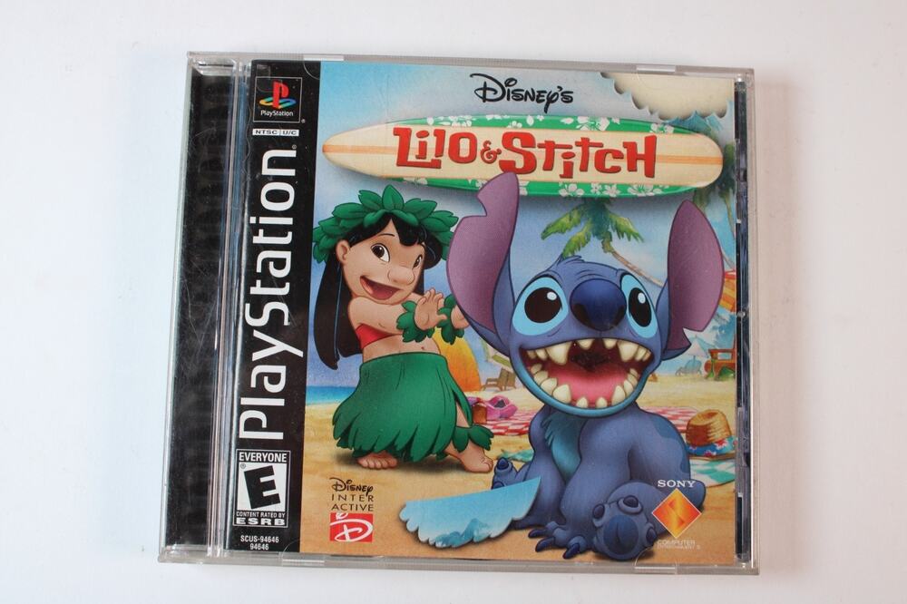 Disney's Lilo & Stitch (Sony PlayStation 1 PS1, 2002) Authentic, Complete Tested